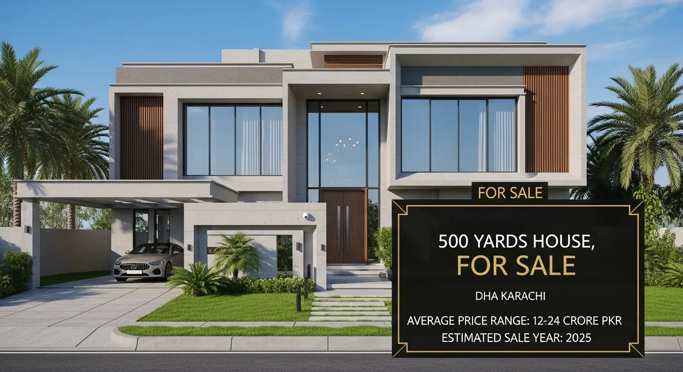 500 Yards House Price in DHA Karachi