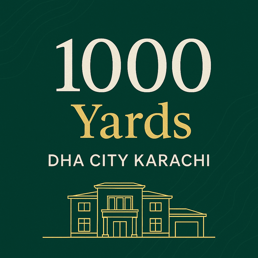 1000 Yards Plots in DHA City Karachi
