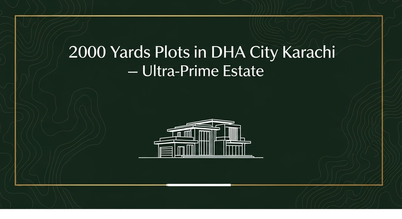2000 Yards Plots in DHA City Karachi