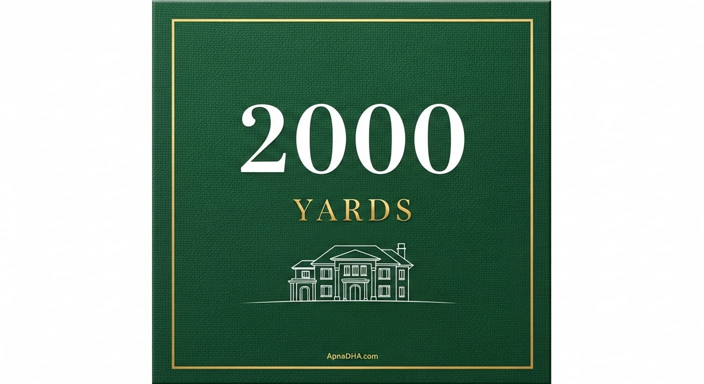 2000 Yards Plots in DHA City Karachi