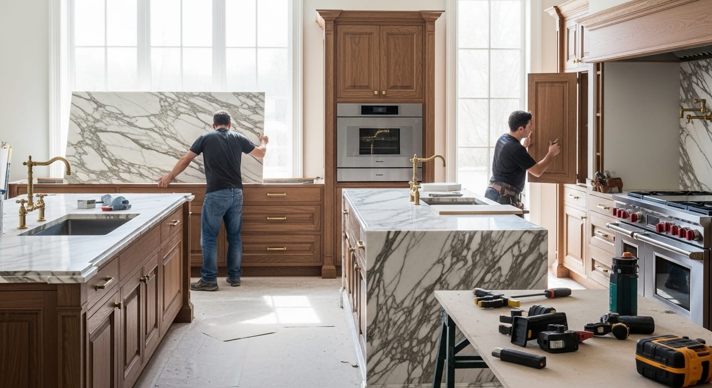 DHA Karachi kitchen renovation 2025 luxury kitchen