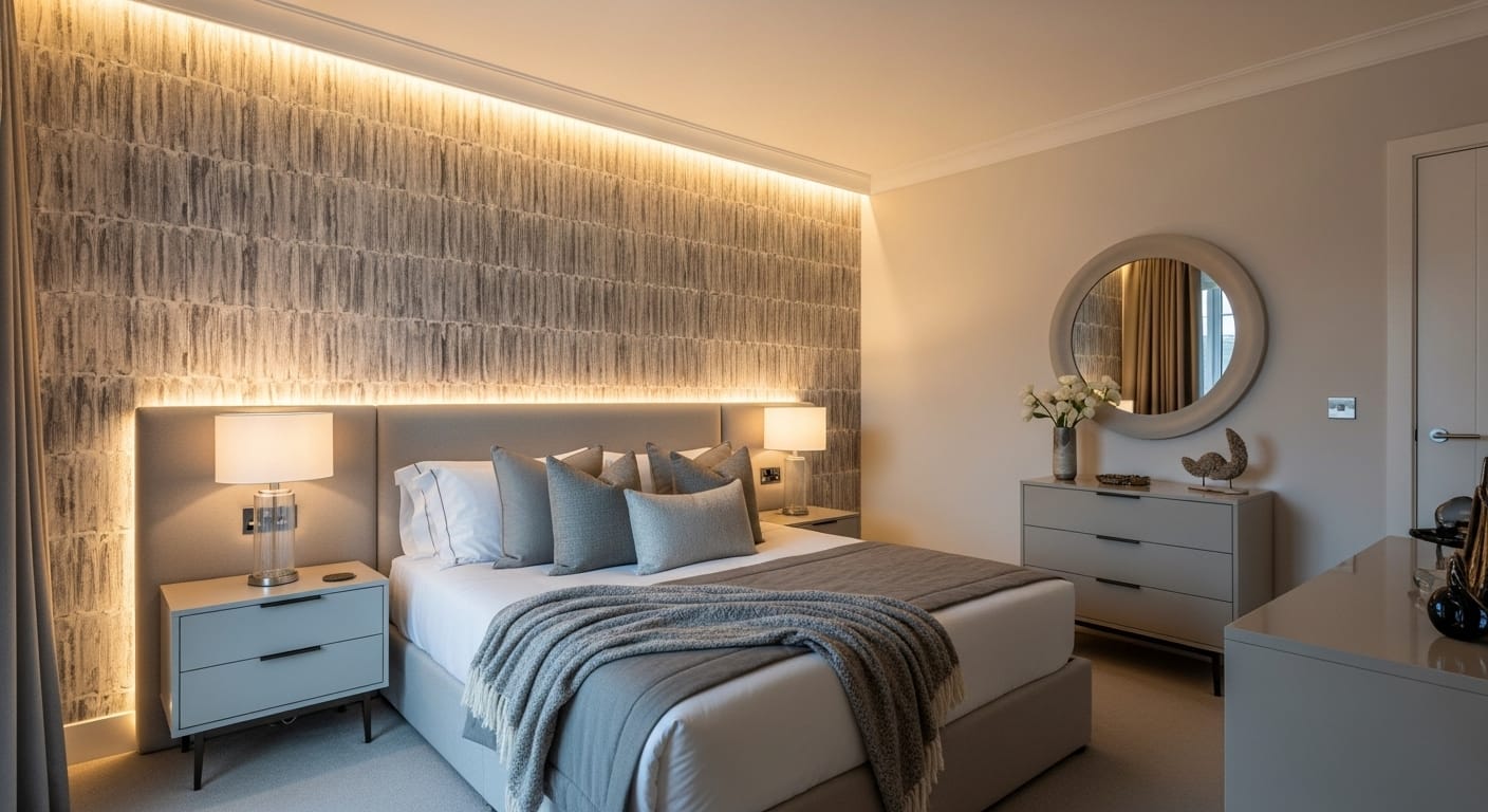 wallpaper cost DHA Karachi feature wall