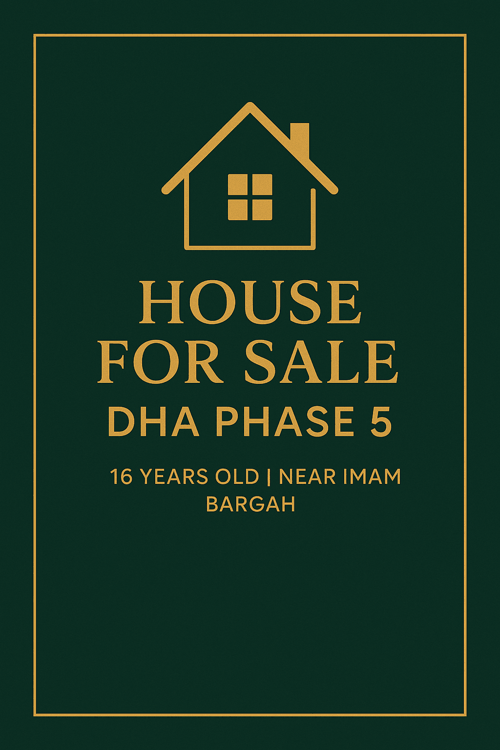 house for sale in Phase 5
