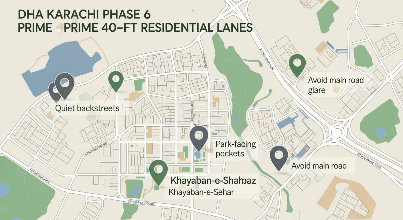 500 Yards Plots in DHA Karachi Phase 6