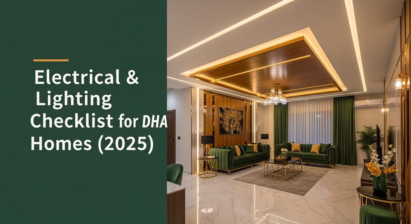 Electrical & Lighting Checklist for DHA Homes