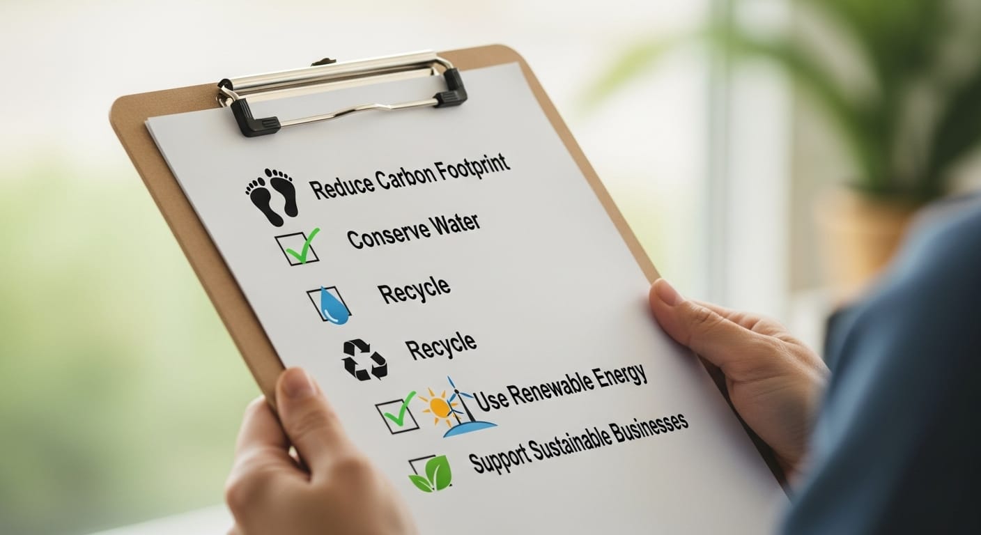 Climate & Sustainability Checklist