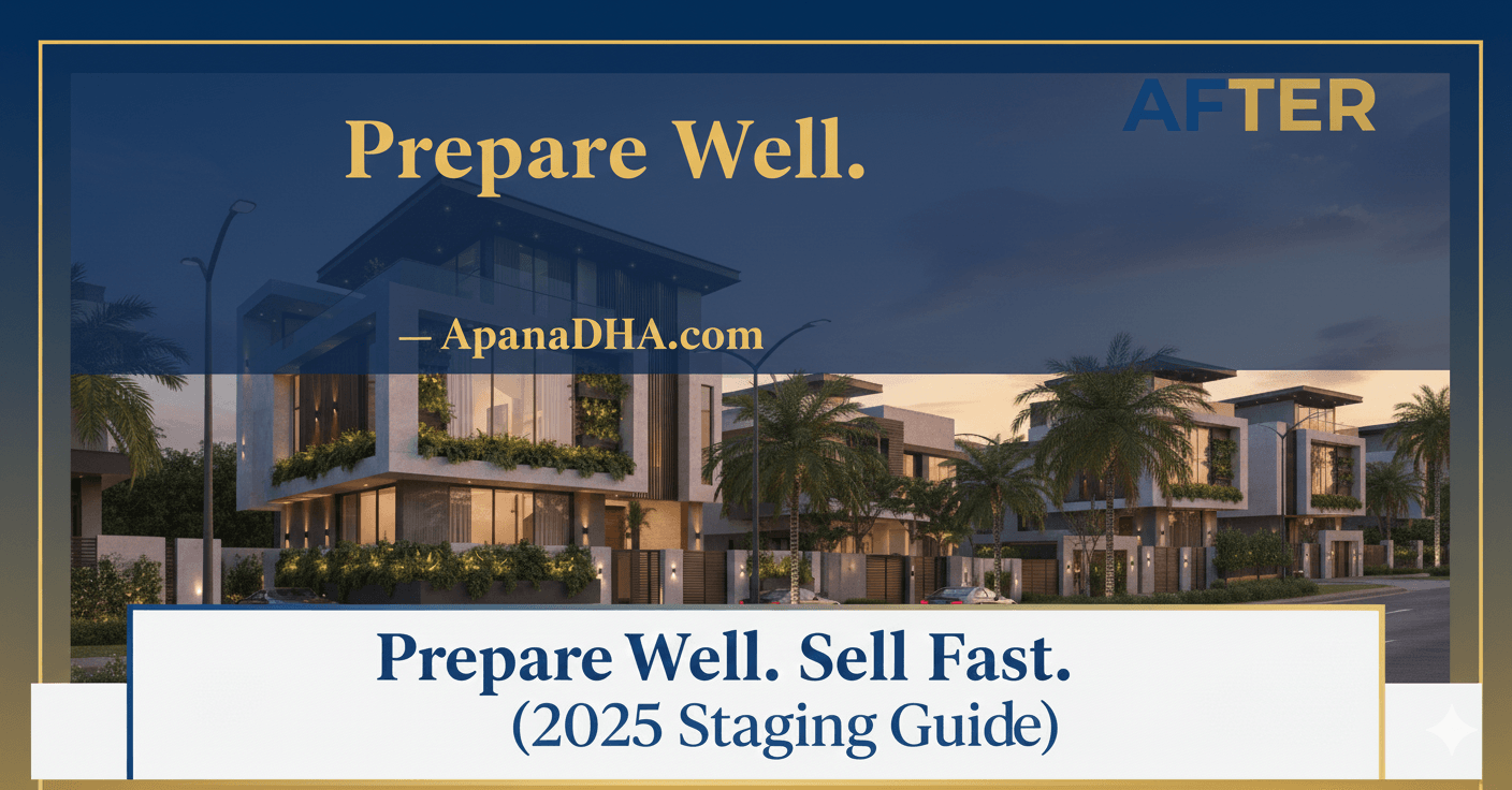 prepare your house for buyers in DHA Karachi