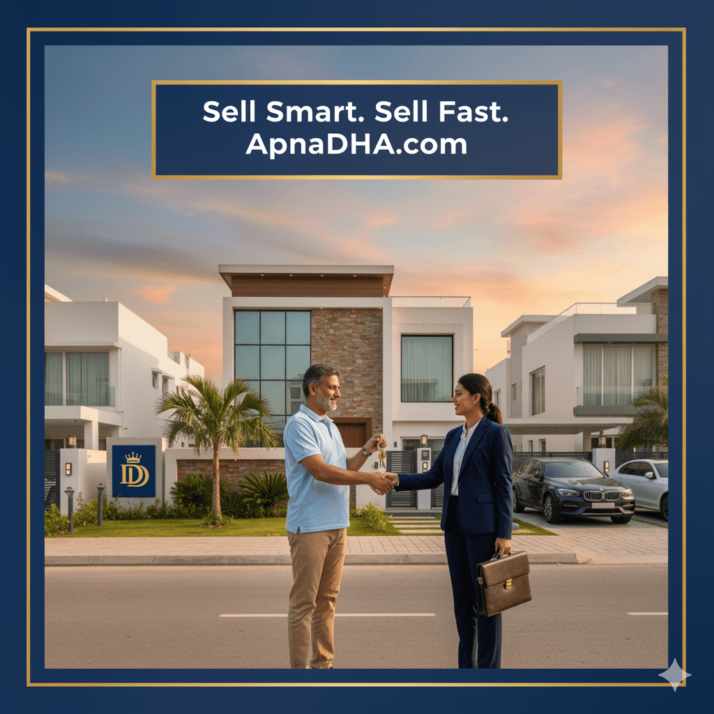 Sell fast in DHA Karachi banner ApnaDHA