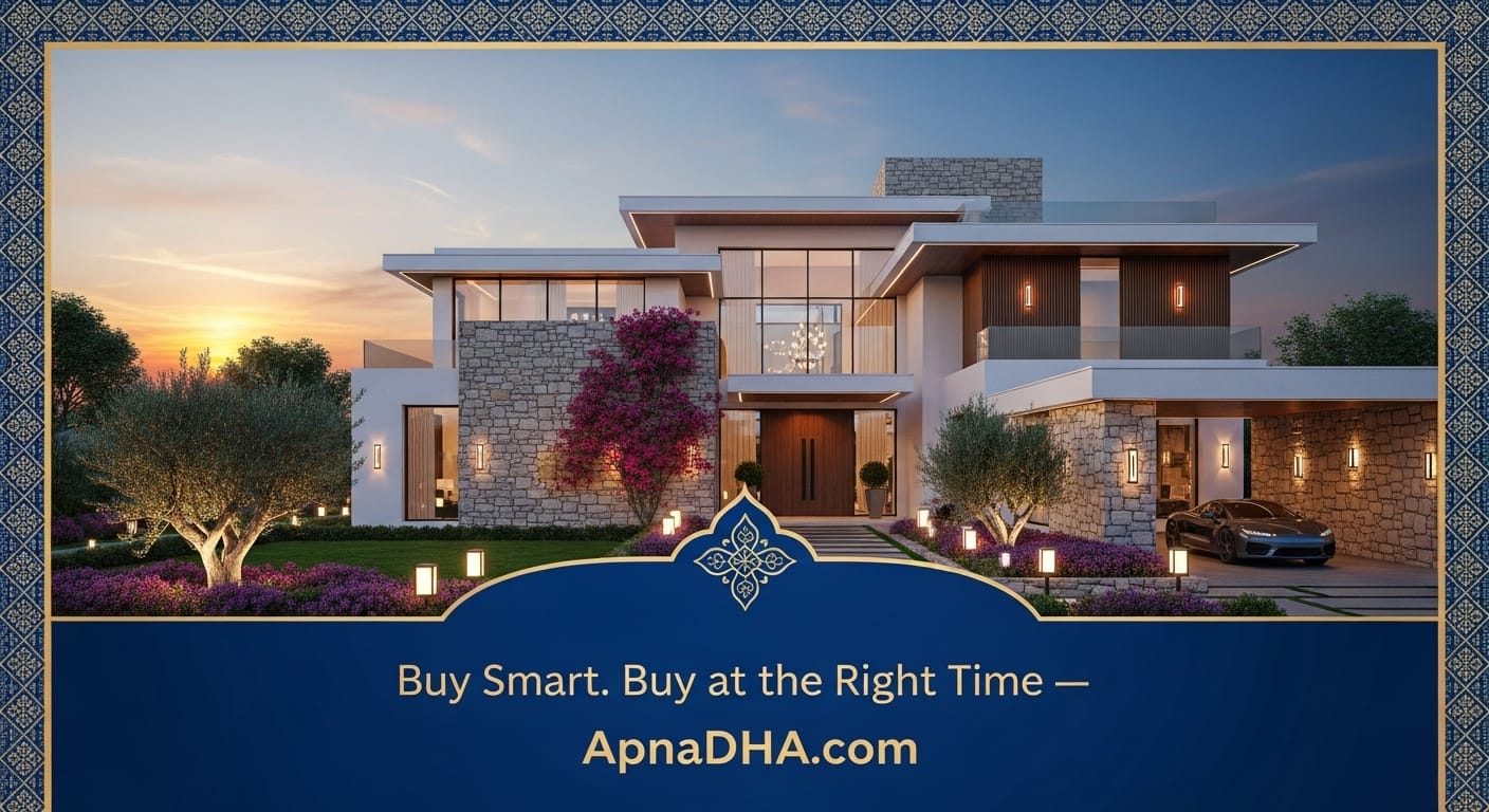 Buy at the right time DHA Karachi banner ApnaDHA