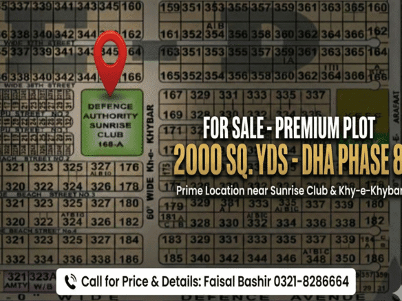 2000 Sq Yds Plot for Sale - Phase 8