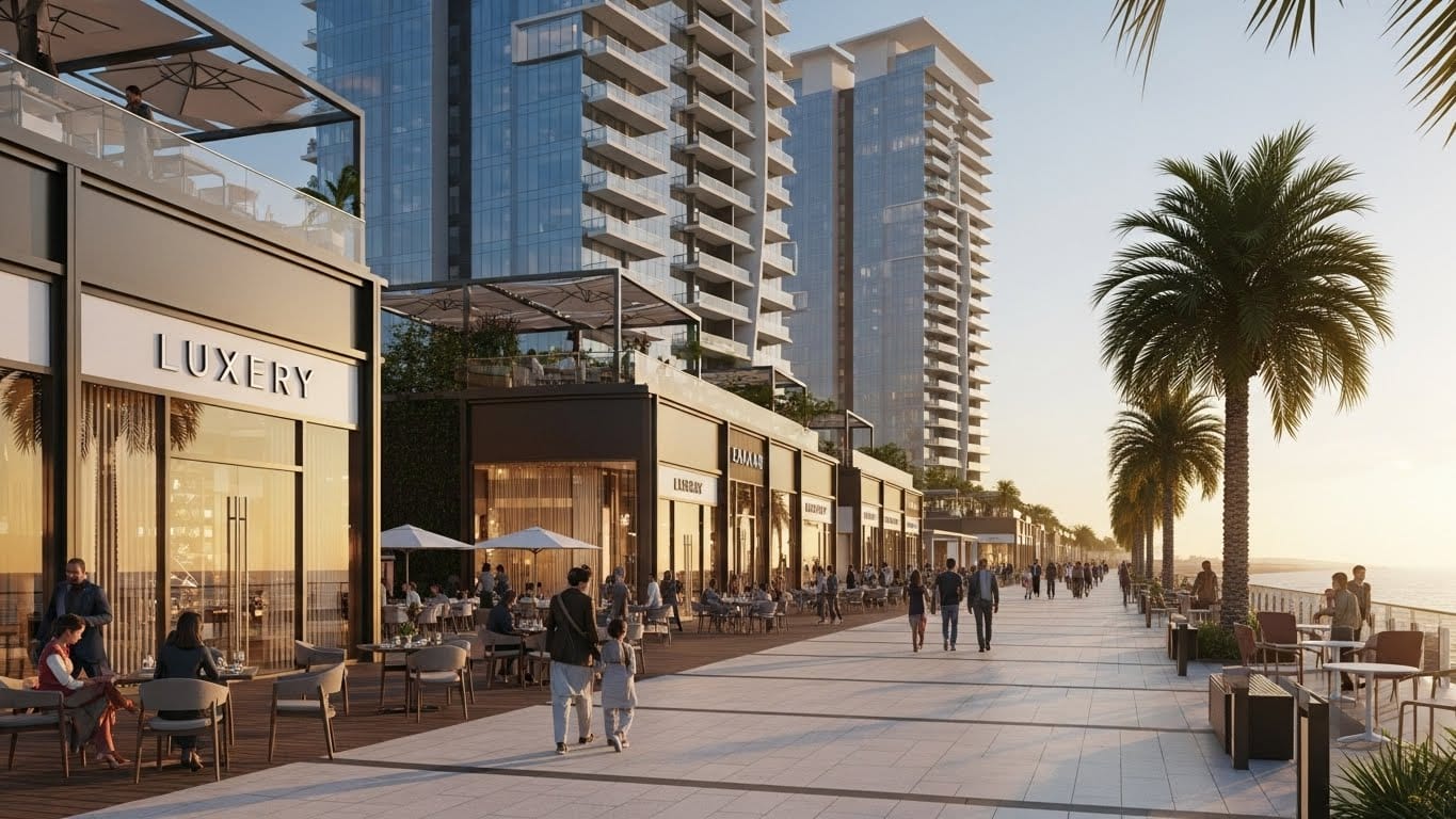 Emaar Oceanfront & Phase 8 Commercials