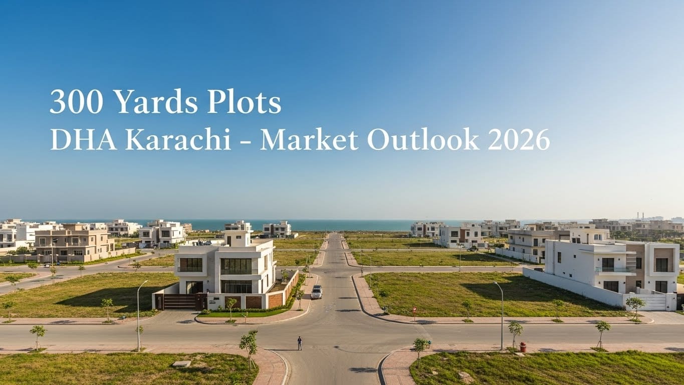 300 Yards Plots in DHA Karachi – 2026 Market Trend & Investment Outlook