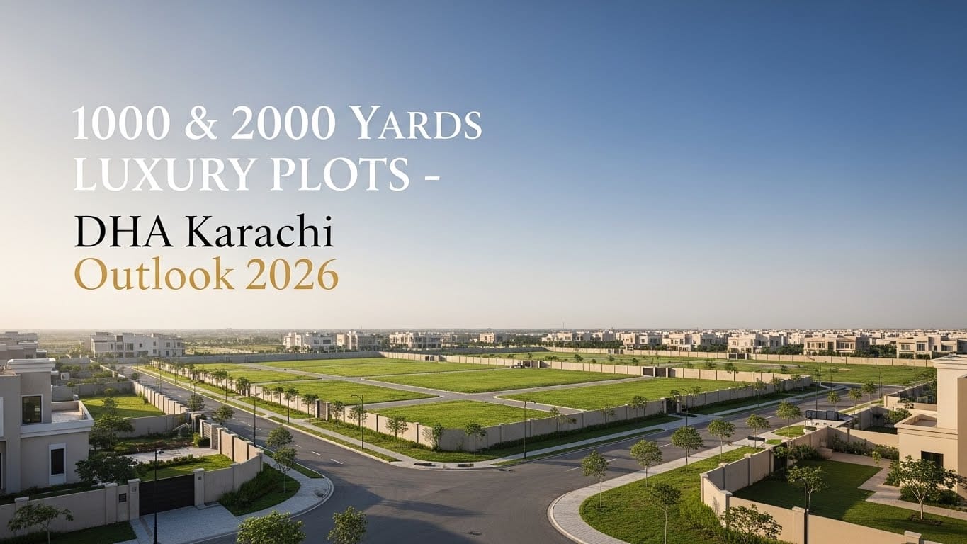 1000 & 2000 Yards Luxury Plots in DHA Karachi Market Outlook 2026