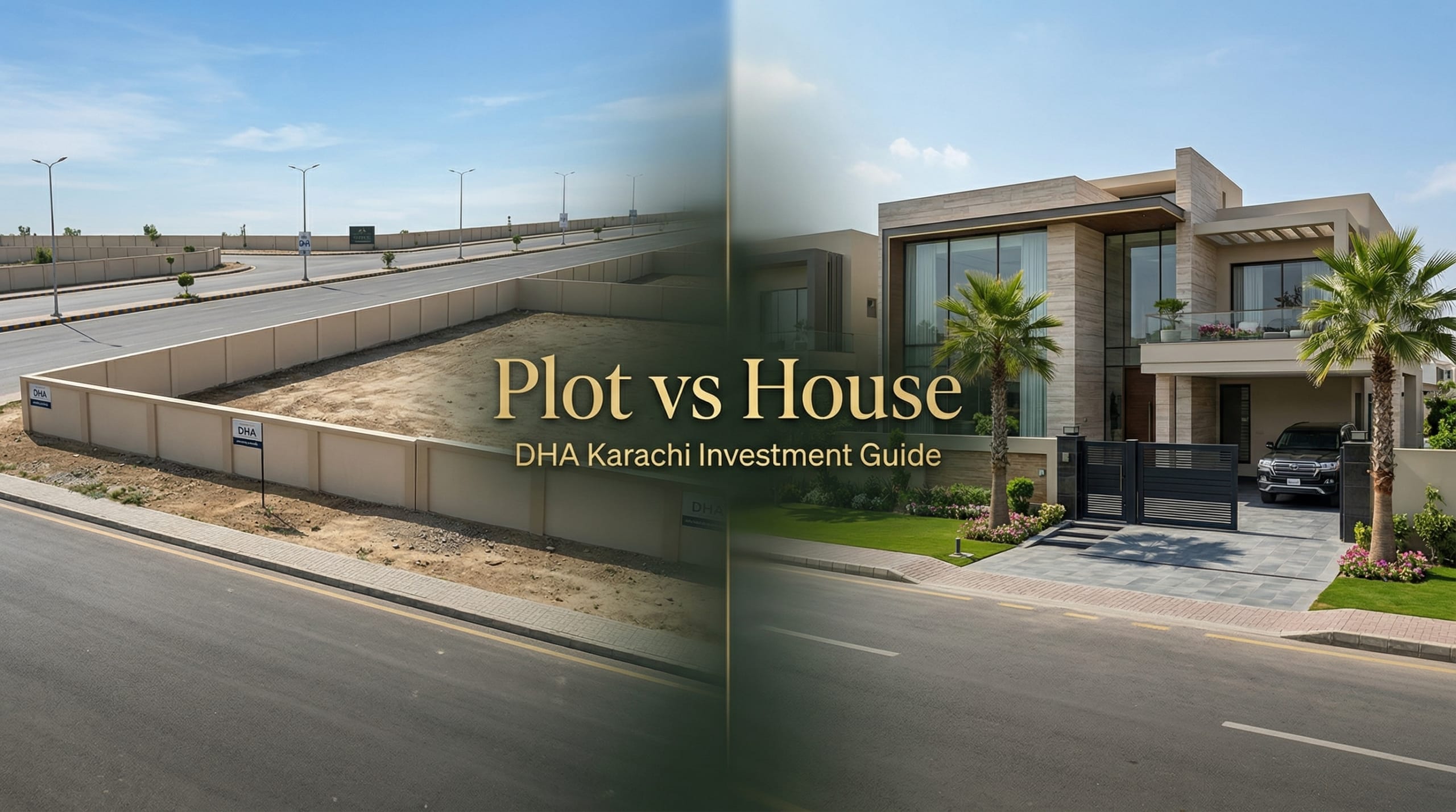 Plot vs House in DHA