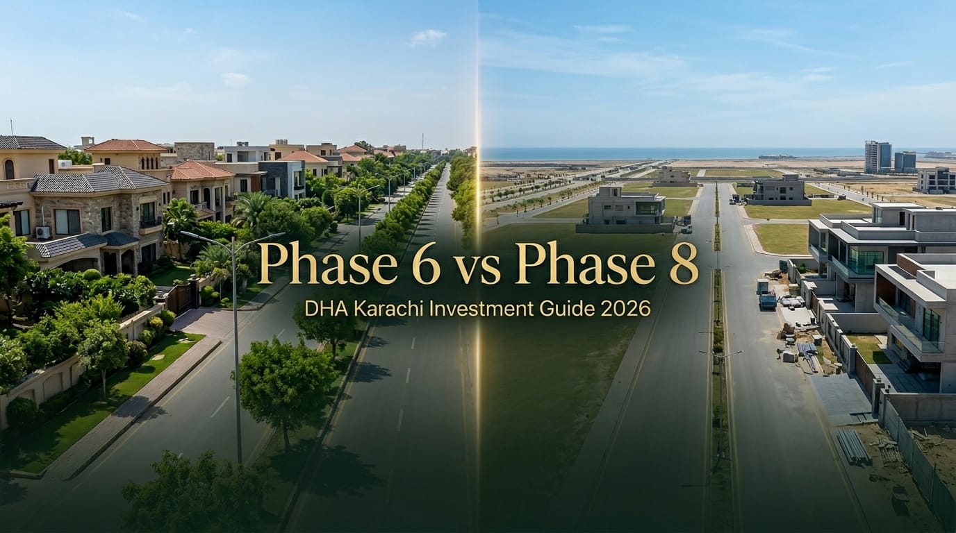 Phase 6 vs Phase 8 DHA Karachi