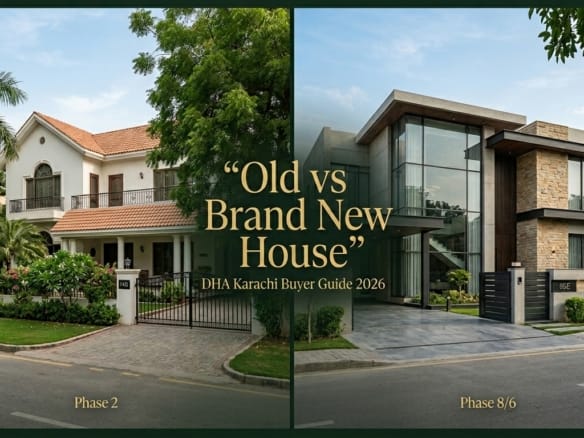 Old vs Brand New House in DHA