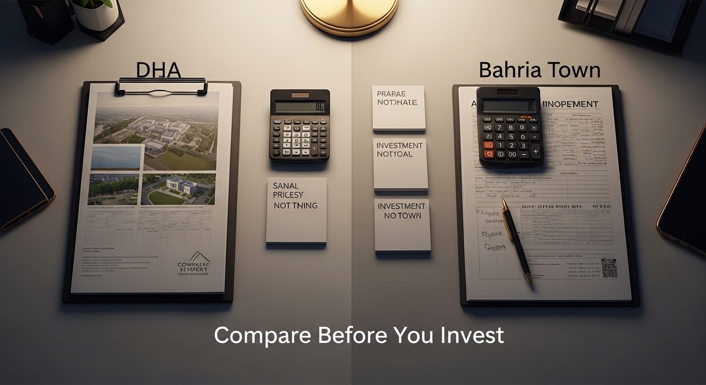 DHA Property Comparison Guide (2026) – Plots, Houses & Investment Choices