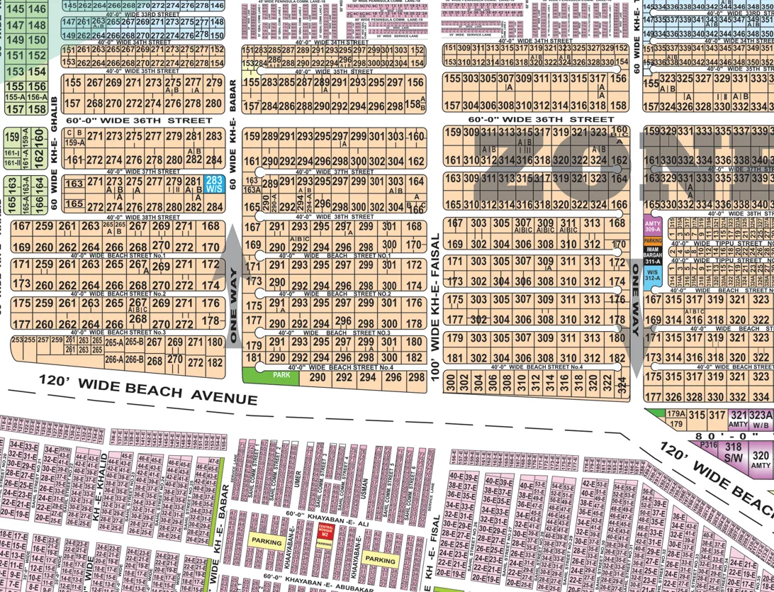 2,000 Sq Yards Residential Plot for Sale in Phase 8, DHA Karachi
