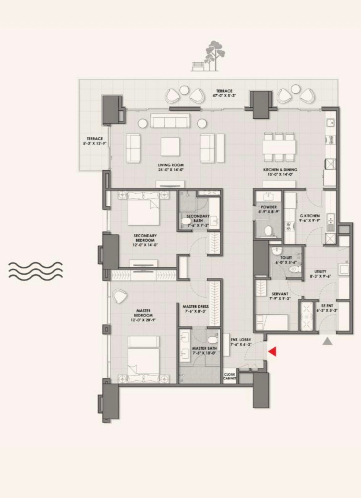 2,400 Sq Ft Apartment for Sale in Phase 8, DHA Karachi — property photo 5