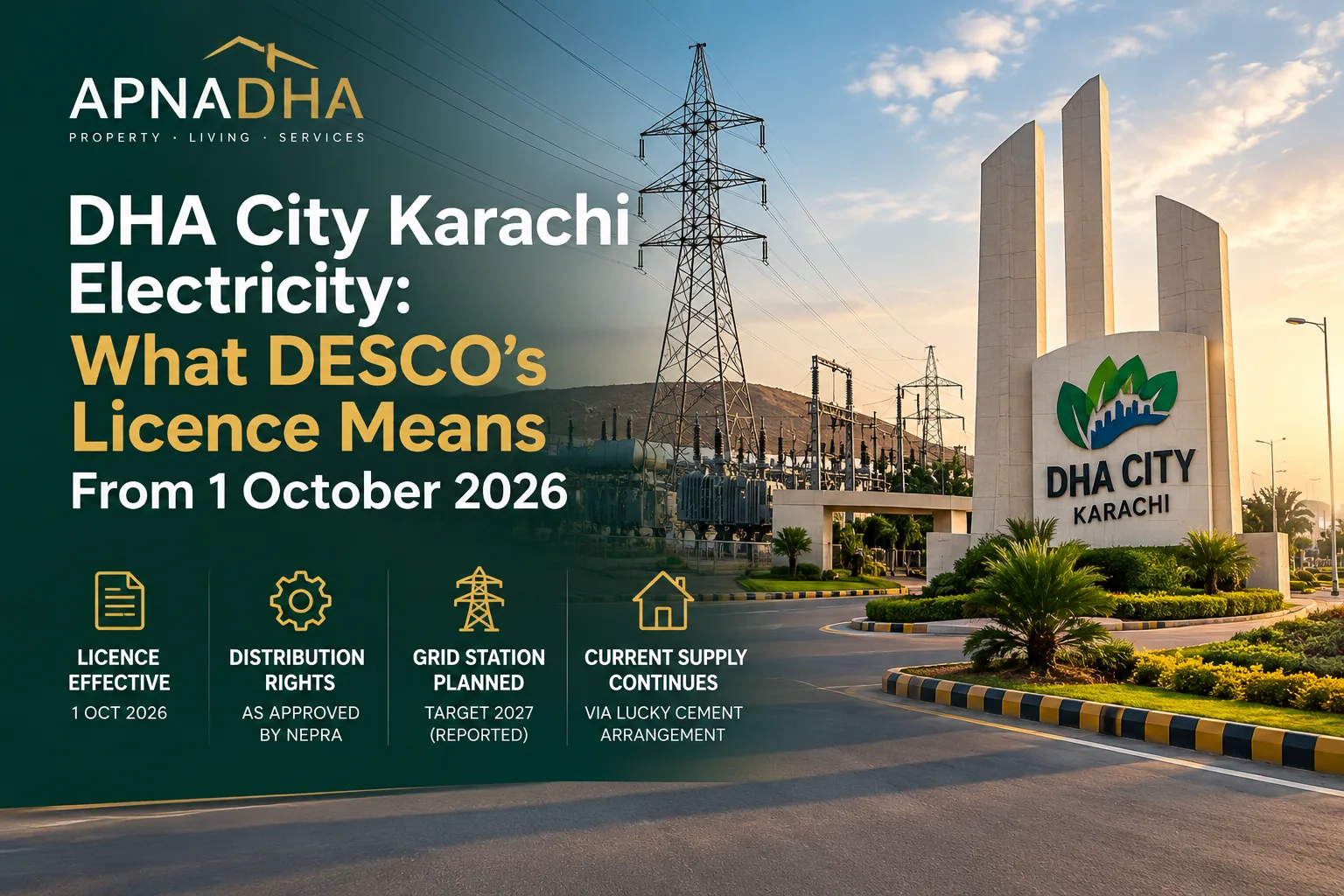DHA City Karachi electricity