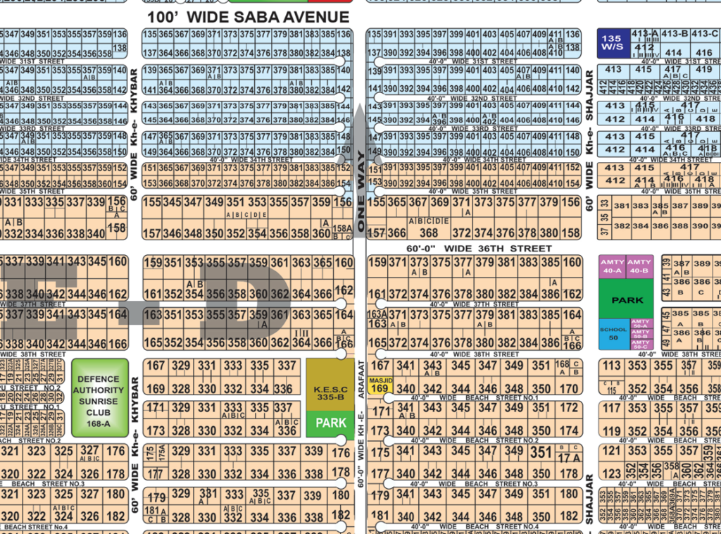 2000 Sq Yards Residential Plot for Sale in Phase 8, DHA Karachi