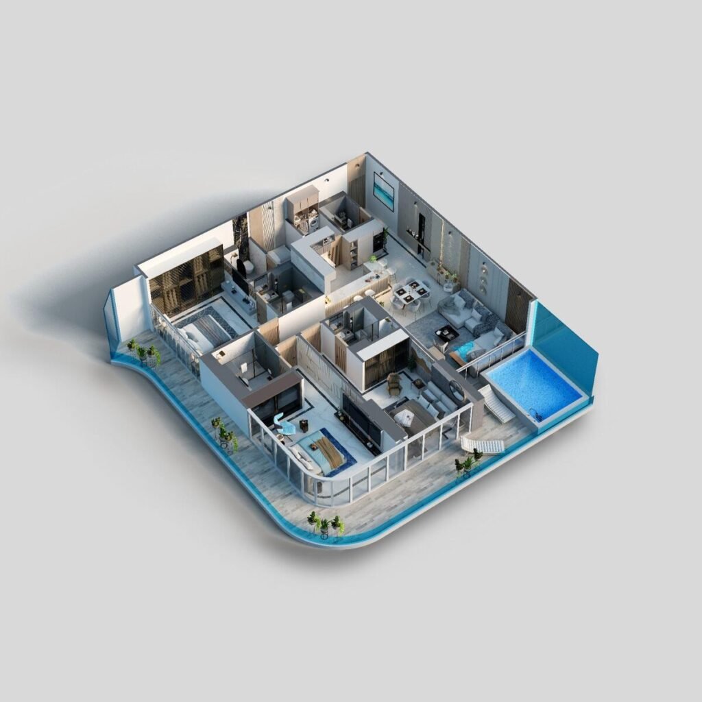 3 Bedrooms — Type A Plus Corner